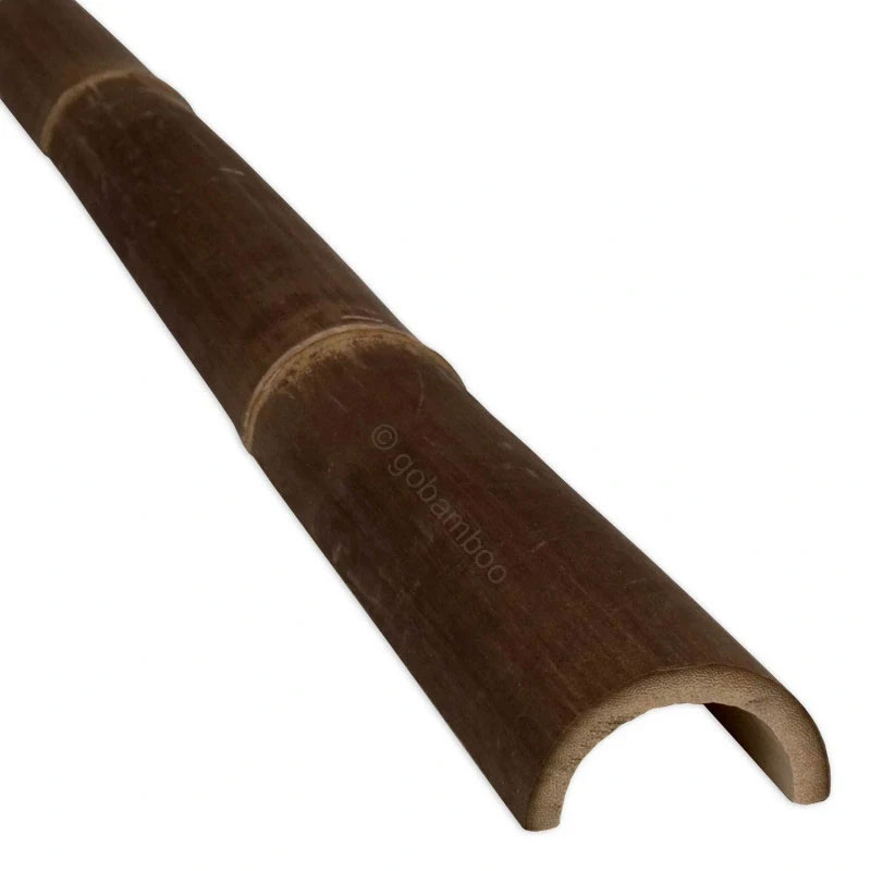 Halbrunde Bambusstange Java Black