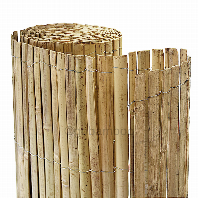 Premium gespaltenes Bambuszaun