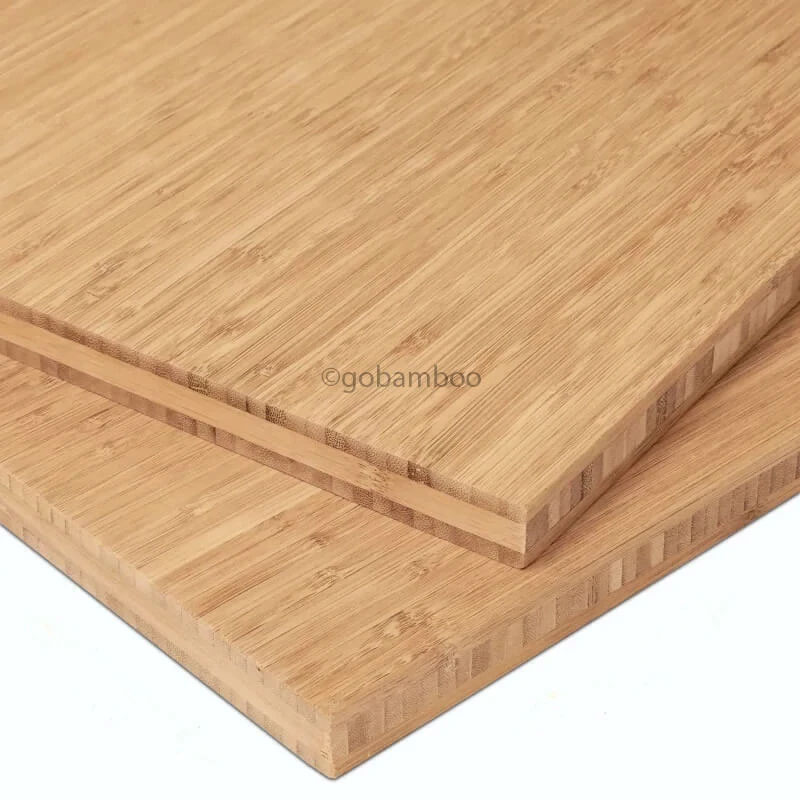 Vertikal gepresstes Bambusplatte 20 mm 3-lagig Light Caramel